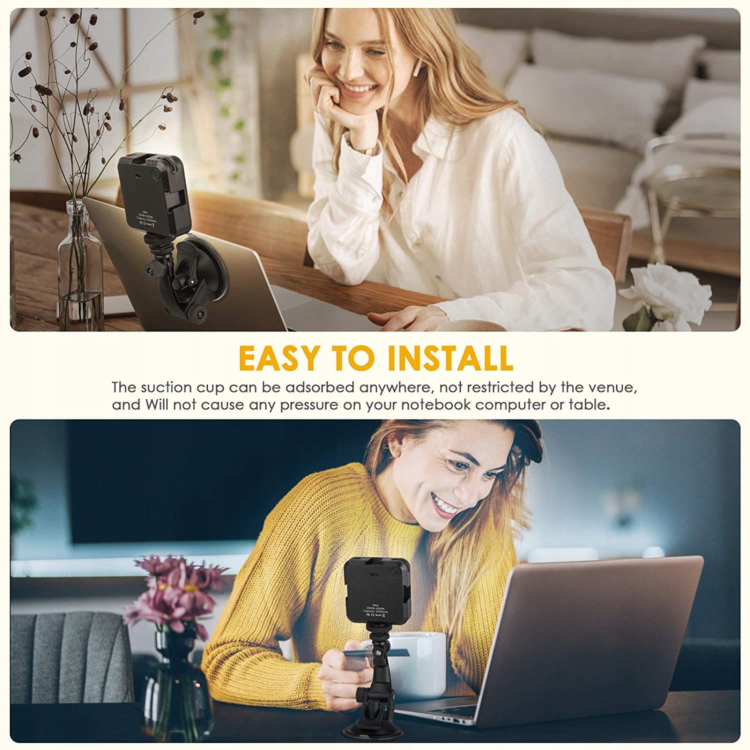 Mini lampa wideo LED AIXPI W64 Model W64