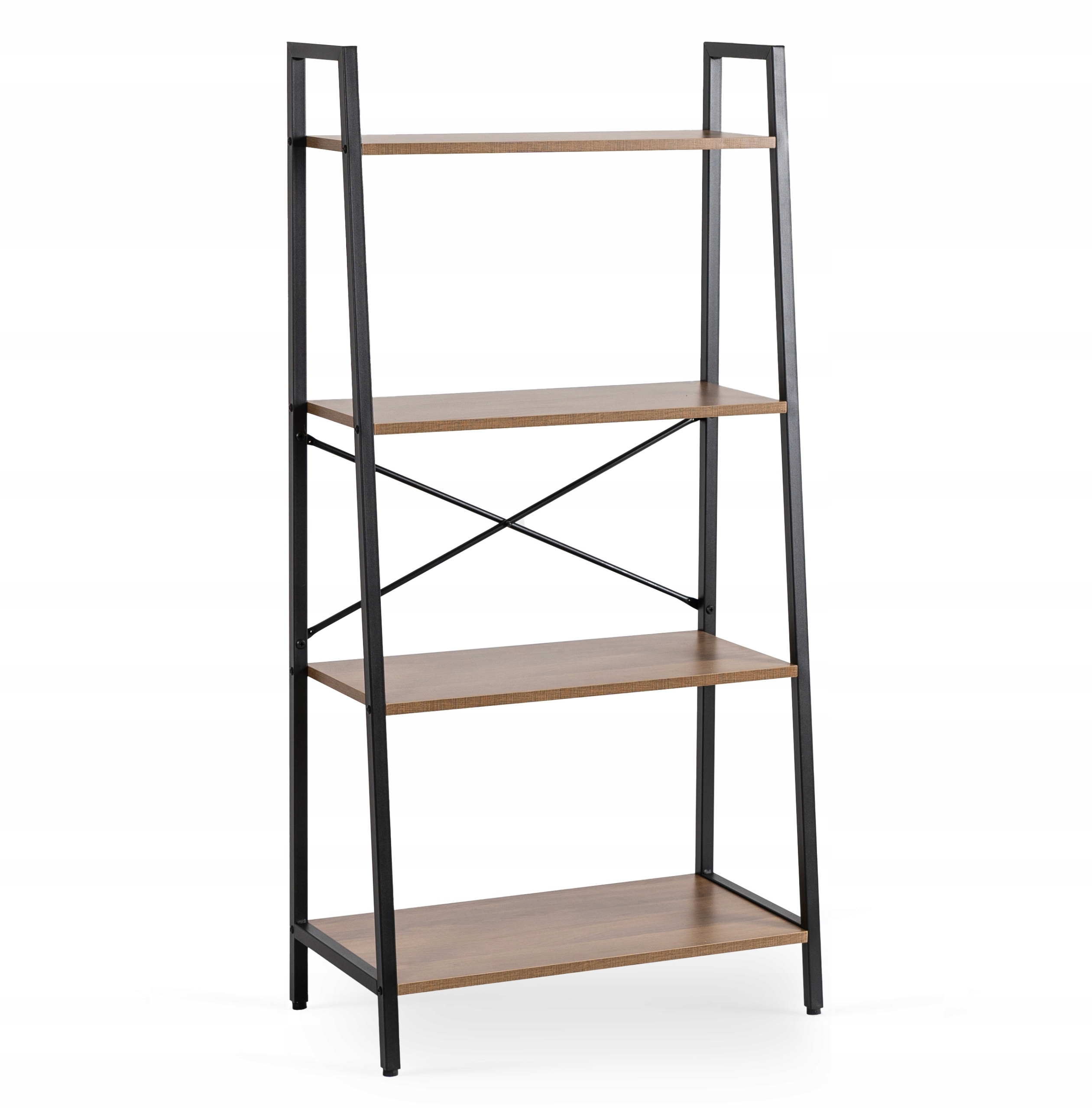 Ořech Vysoký regál Otevřený Loft na knihy a kancelářské hračky Gia