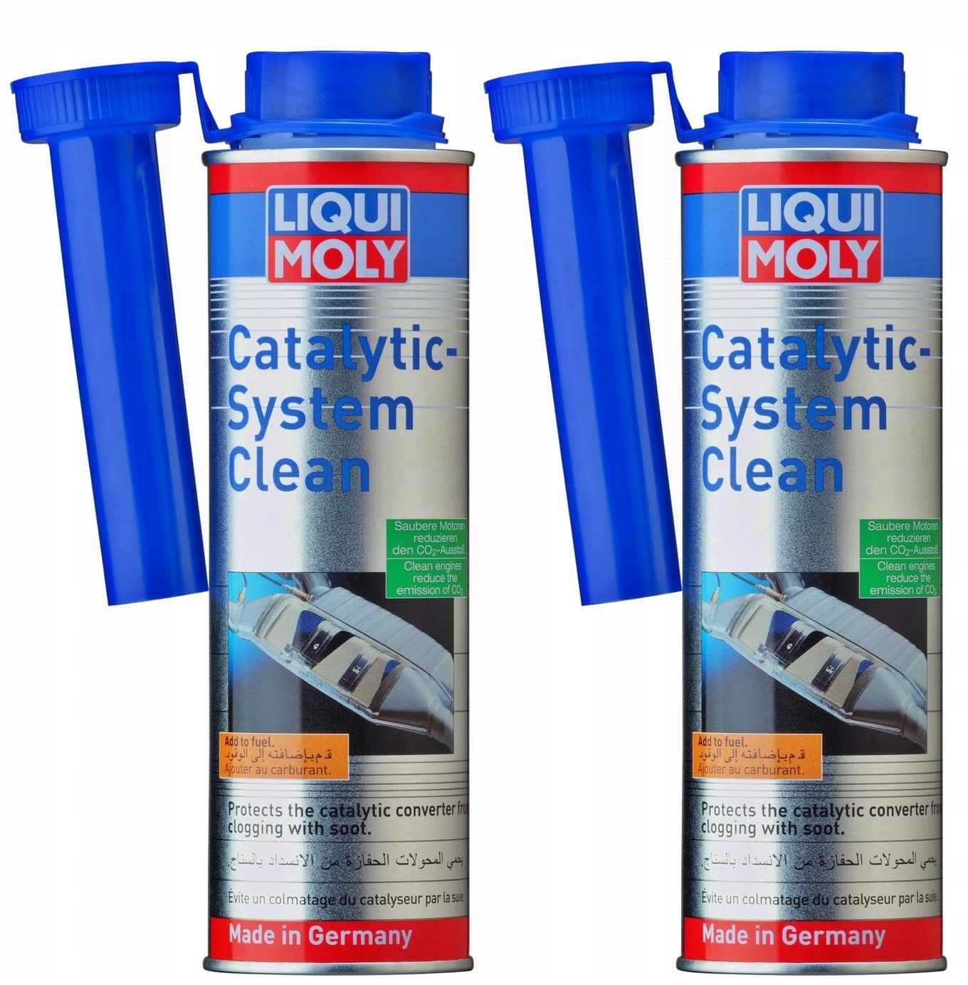 LIQUI MOLY 2 X CZYSZCZENIE KATALIZATORA SILNIKI BENZYNOWE CATALYTIC 0.3