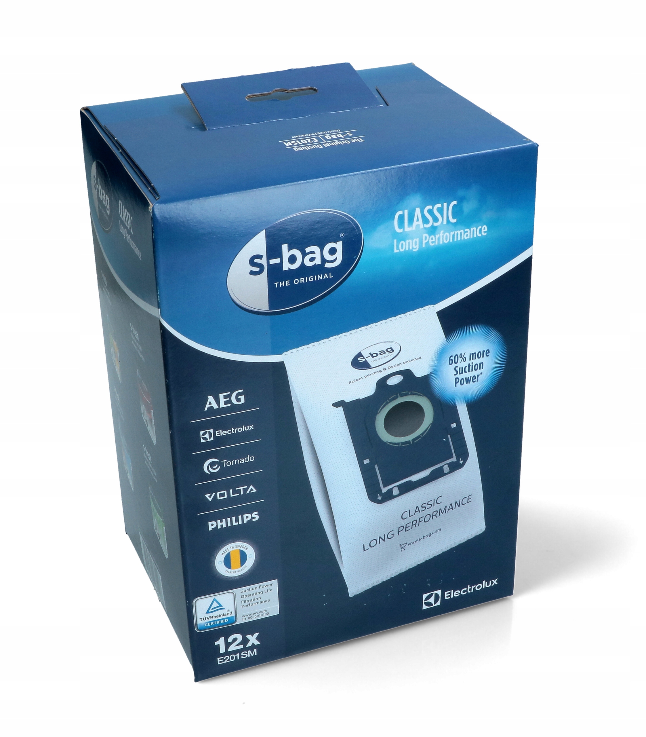 

12x Electrolux s-bag wkład worek odkurzacza oryg