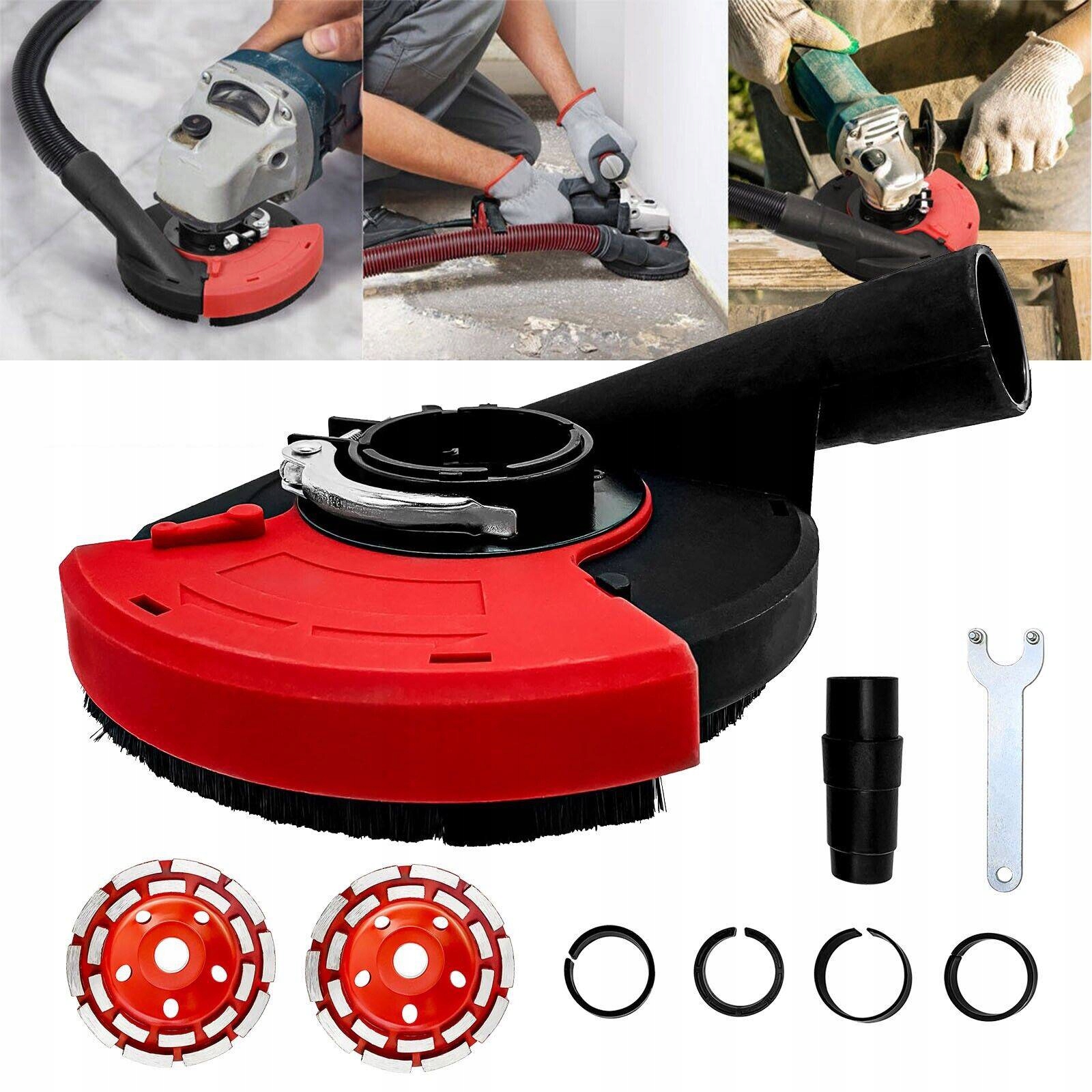 Protiprachová Krytka pro Úhlové brusky 125 mm 2 Kotouče Set