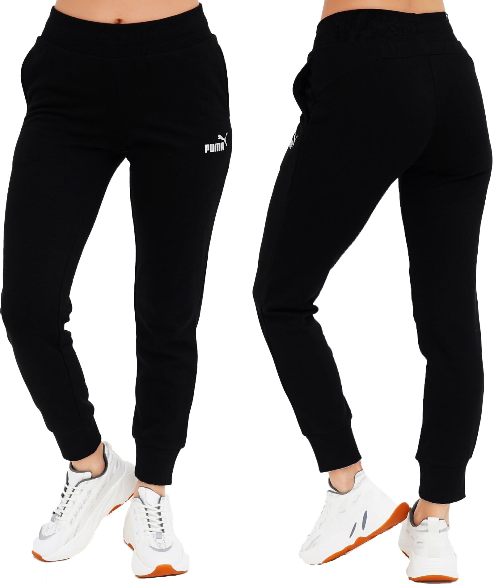 Puma Essentials+ Sportowe Spodnie Dresowe Dresy Damskie Bawełniane Xs