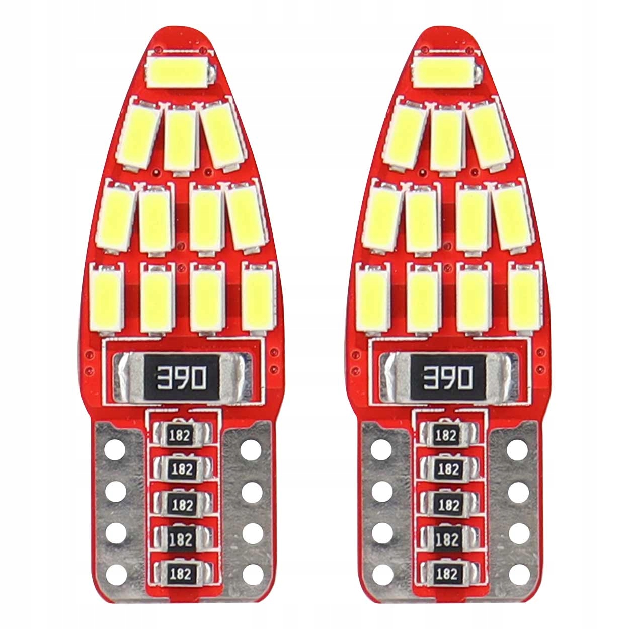 *2 SZTUKI* Żarówka LED CANBUS T10e W5W boczne White 12V AMIO