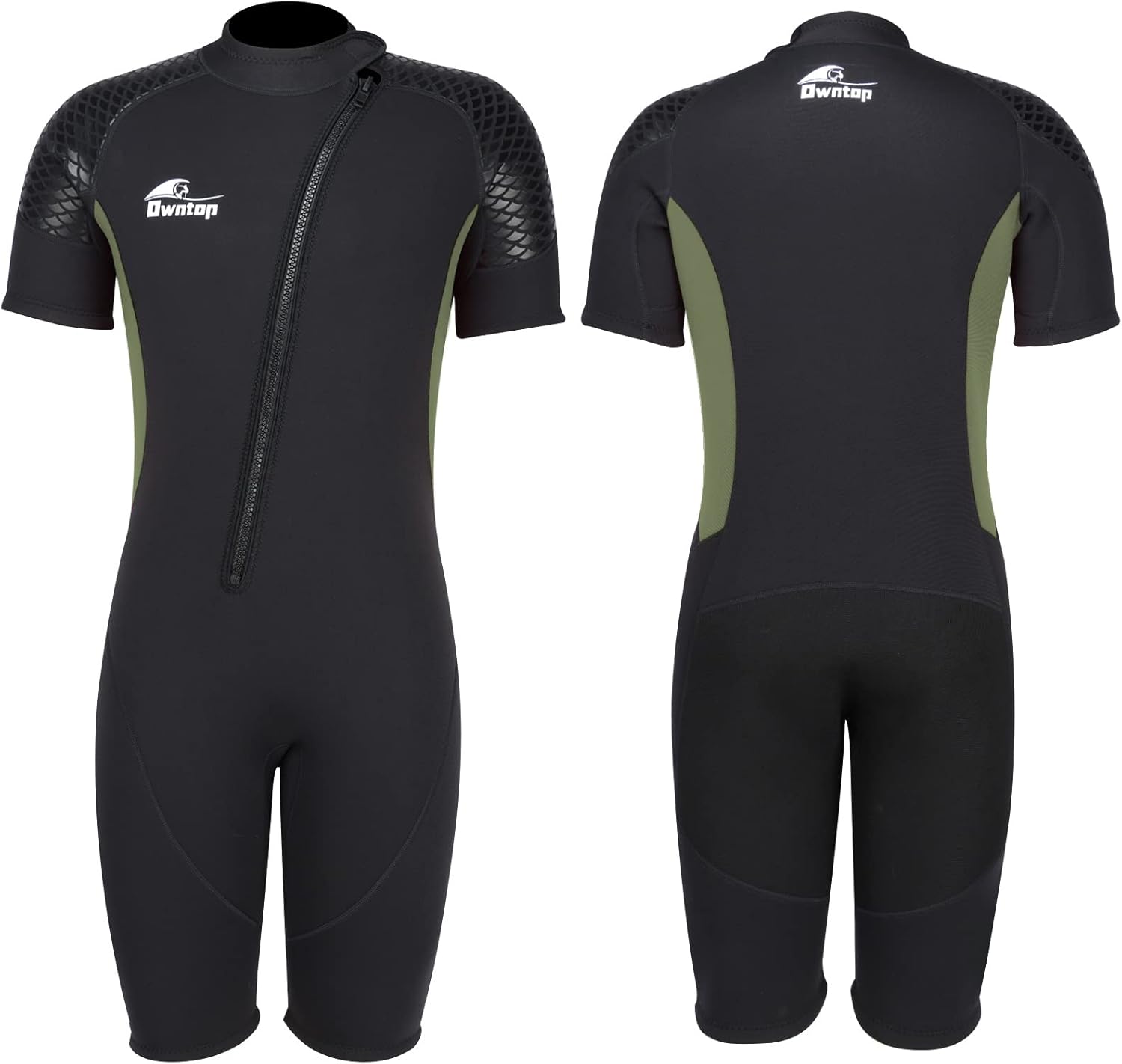 Owntop krótki kombinezon neoprenowy męski 3 mm, neoprenowy do nurkowania
