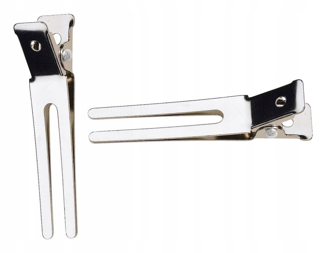 Klipsy spinki klamry metalowe do wałków włosów 20 sztuk GORGOL