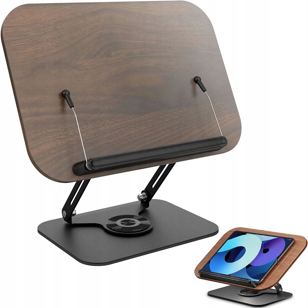 Dřevěný kuchyňský stojan Podstavec Podpěra na kuchařskou knihu Tablet