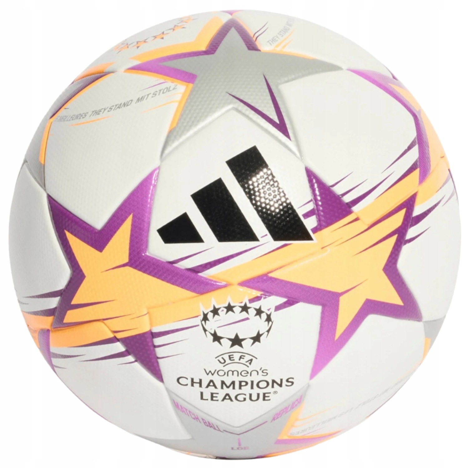 Piłka do piłki nożnej adidas Uefa Womens Champions League Fifa Quality r.5