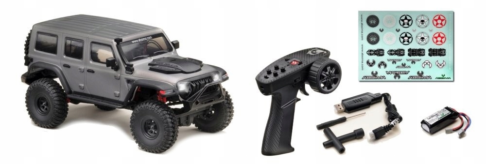 Absima Mini Crawler Wrangler šedý 1:18 Rtr 18025