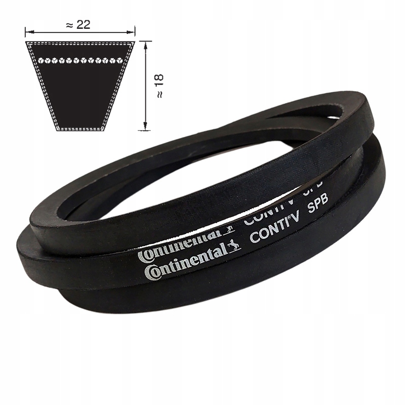 Pas pasek klinowy Spc 2000 Ld V Continental 22x2000