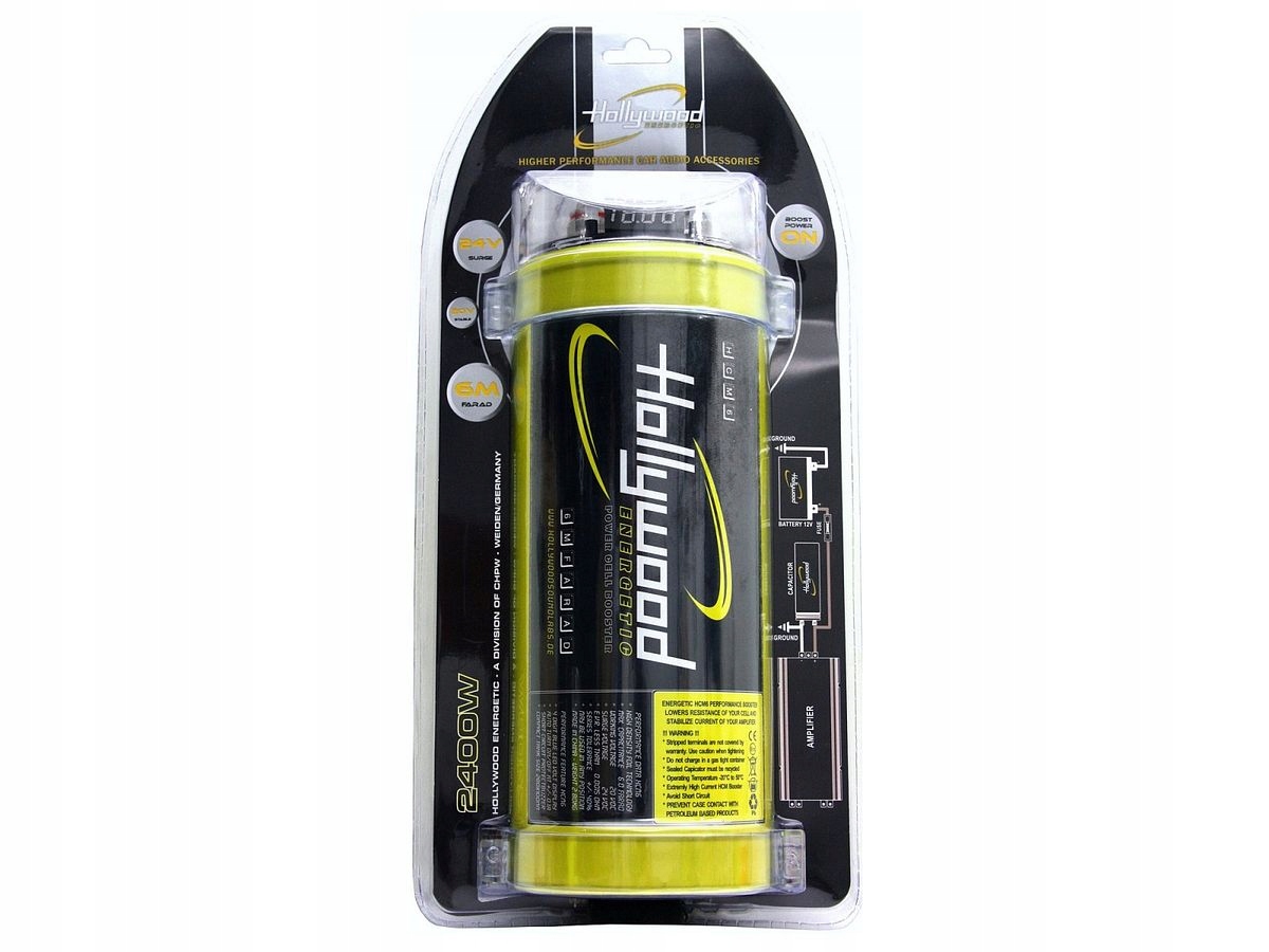 Hollywood HCM-6 Hdft – kondenzátor 6F, voltmetr