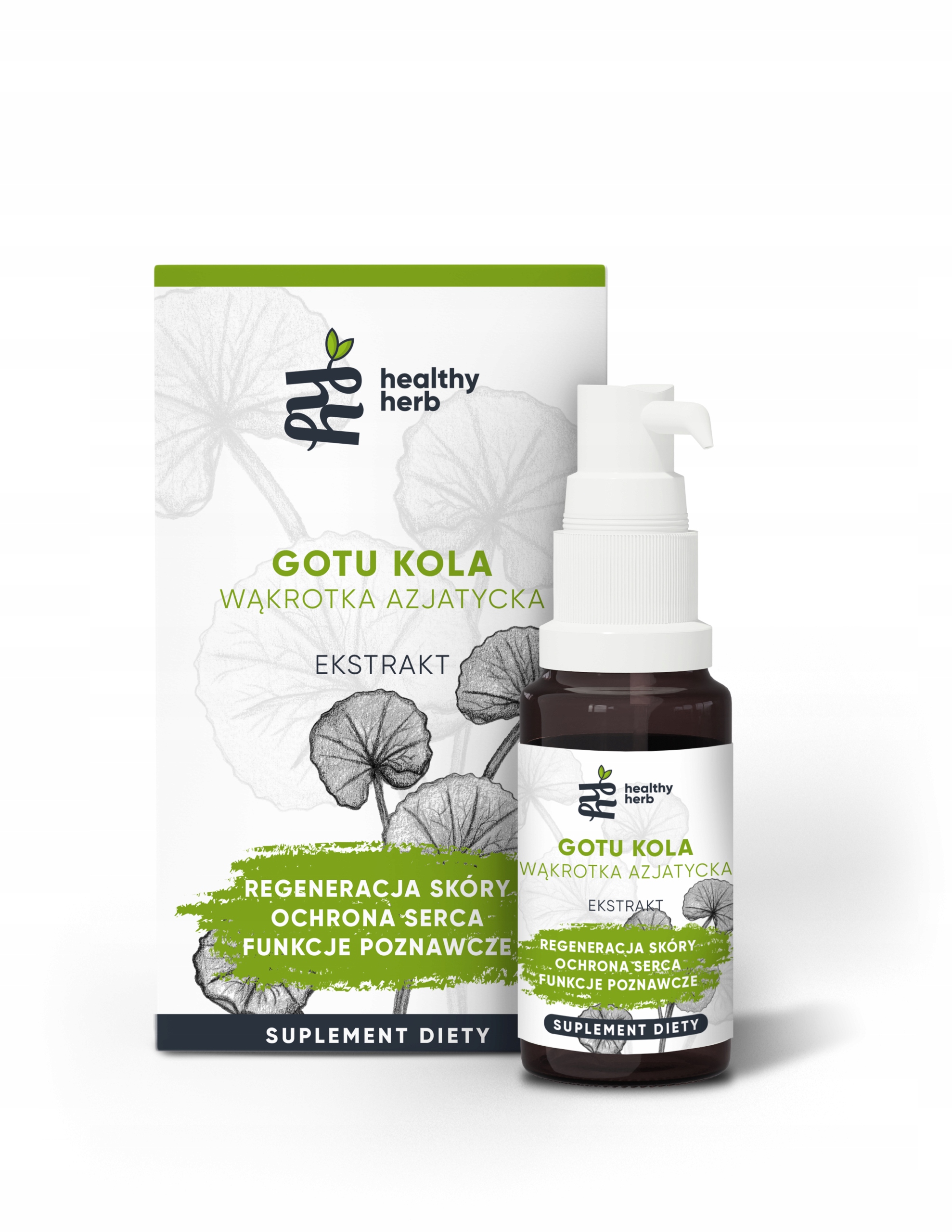 Gotu Kola adaptogeny, Wąkrotka azjatycka ekstrakt