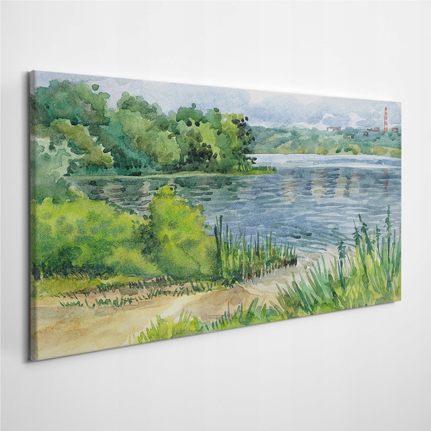 

Fotoobraz na ścianę Akwarele Krajobraz Lato 100x50