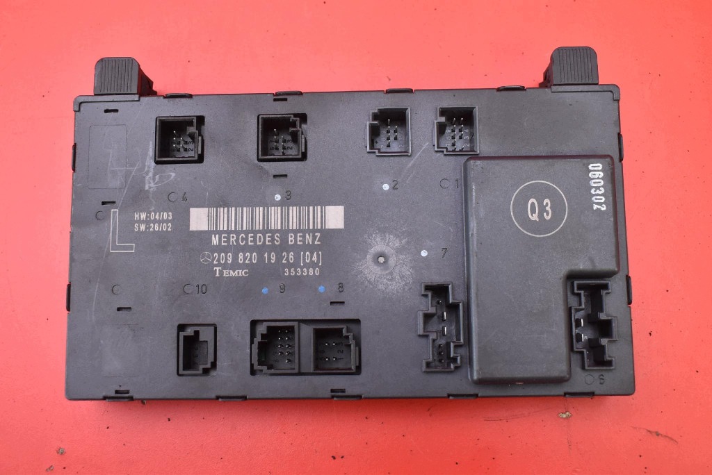 control unit module door left front 2098201926 MERCEDES CLK W209 C209 02-05
