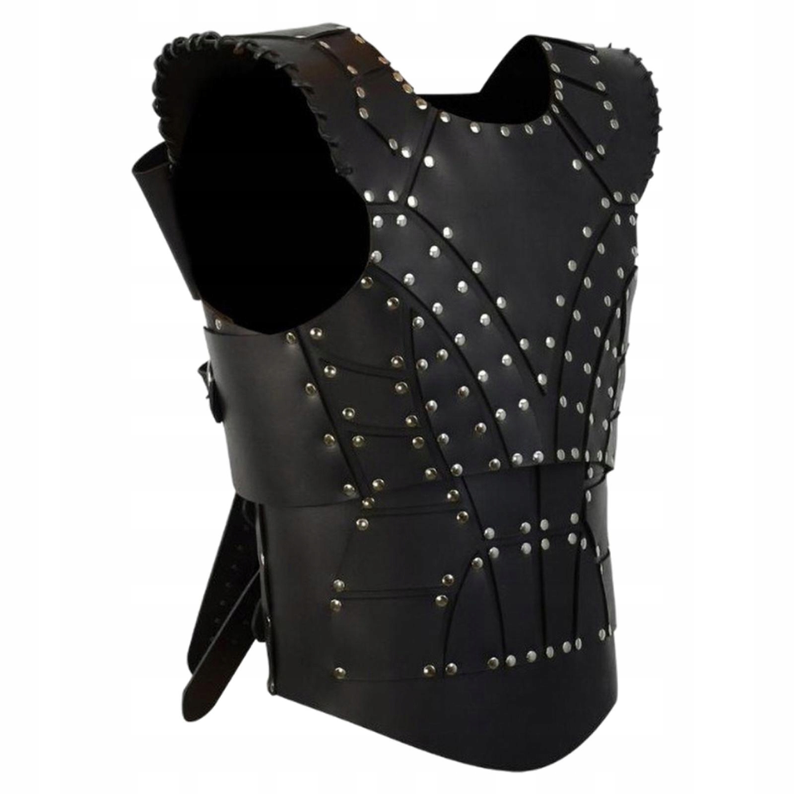 Regulowany napierśnik z nitami w klatce piers Wzór dominujący mix wzorów