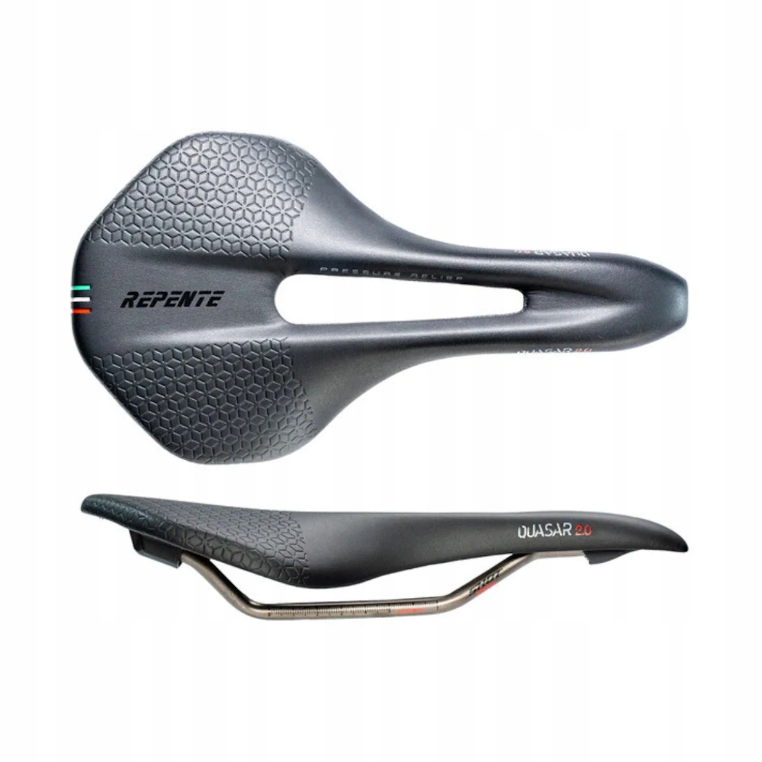 Siodełko rowerowe Repente Quasar 2.0 Shot 304 black new one