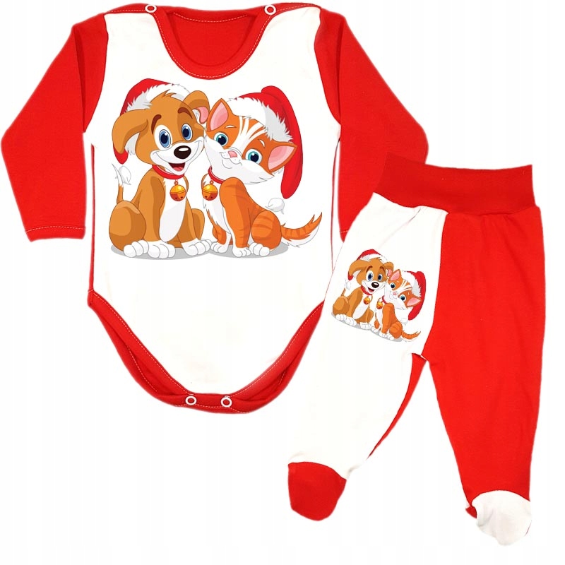 

Święta Boże Narodzenie Komplet Body 62 cm