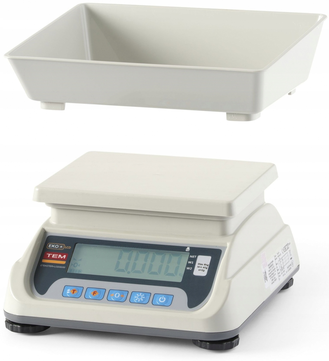 Váha S Legalizací LCD 15 Kg Teko