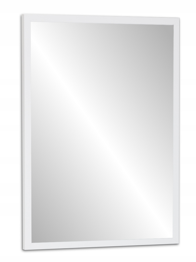 

*lustro 80X70 Wąska rama Premium 85X75 Białe