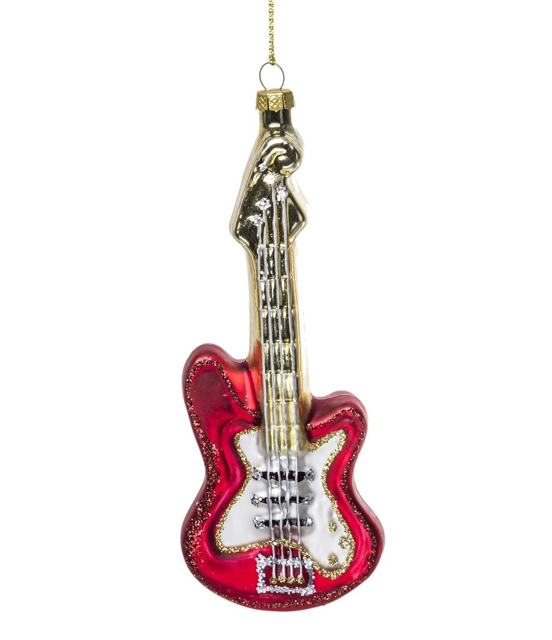

Bombka Szklana Na Choinkę Retro Gitara