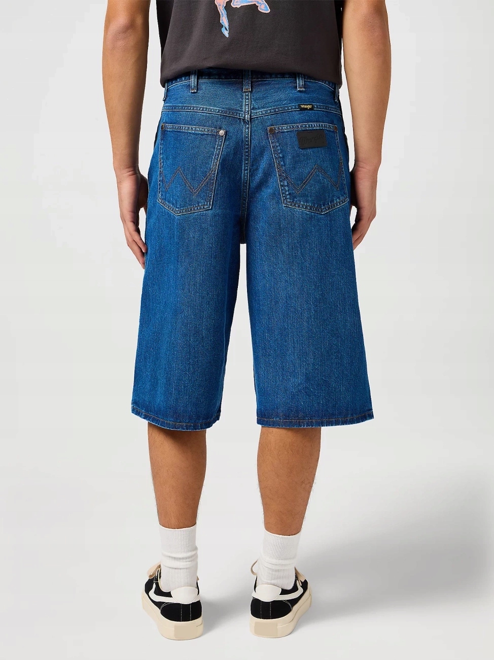 Pánské kraťasy kraťasy Wrangler Jort Shorts Dark Stone 112362550 W30