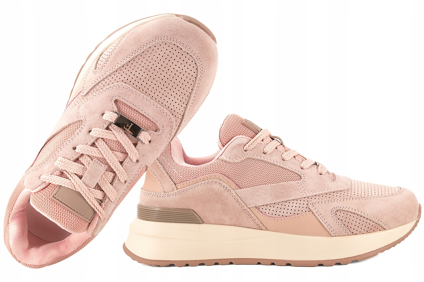 Filippo DP7728 Dámské Sportovní Polobotky, Tenisky Na Platformě, Kožené, Velikost 38