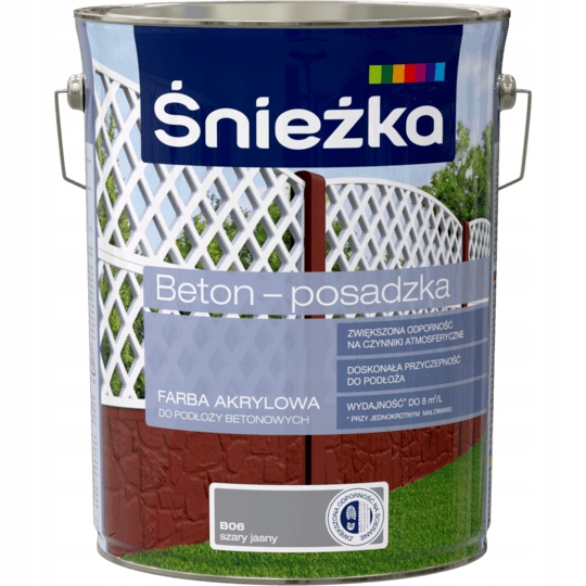 

Śnieżka Beton Posadzka 10L Szary Jasny do betonu