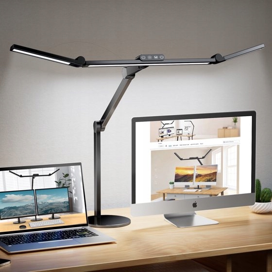 Lampa Biurkowa Kreślarska Led Bezcieniowa Dotykowa Z Regulowanym Ramieniem