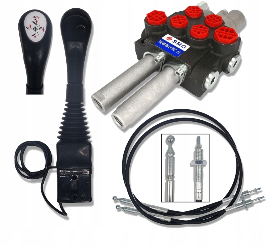 Rozdělovač 40L Joystick Sada 2SEKČNÍ Zámek