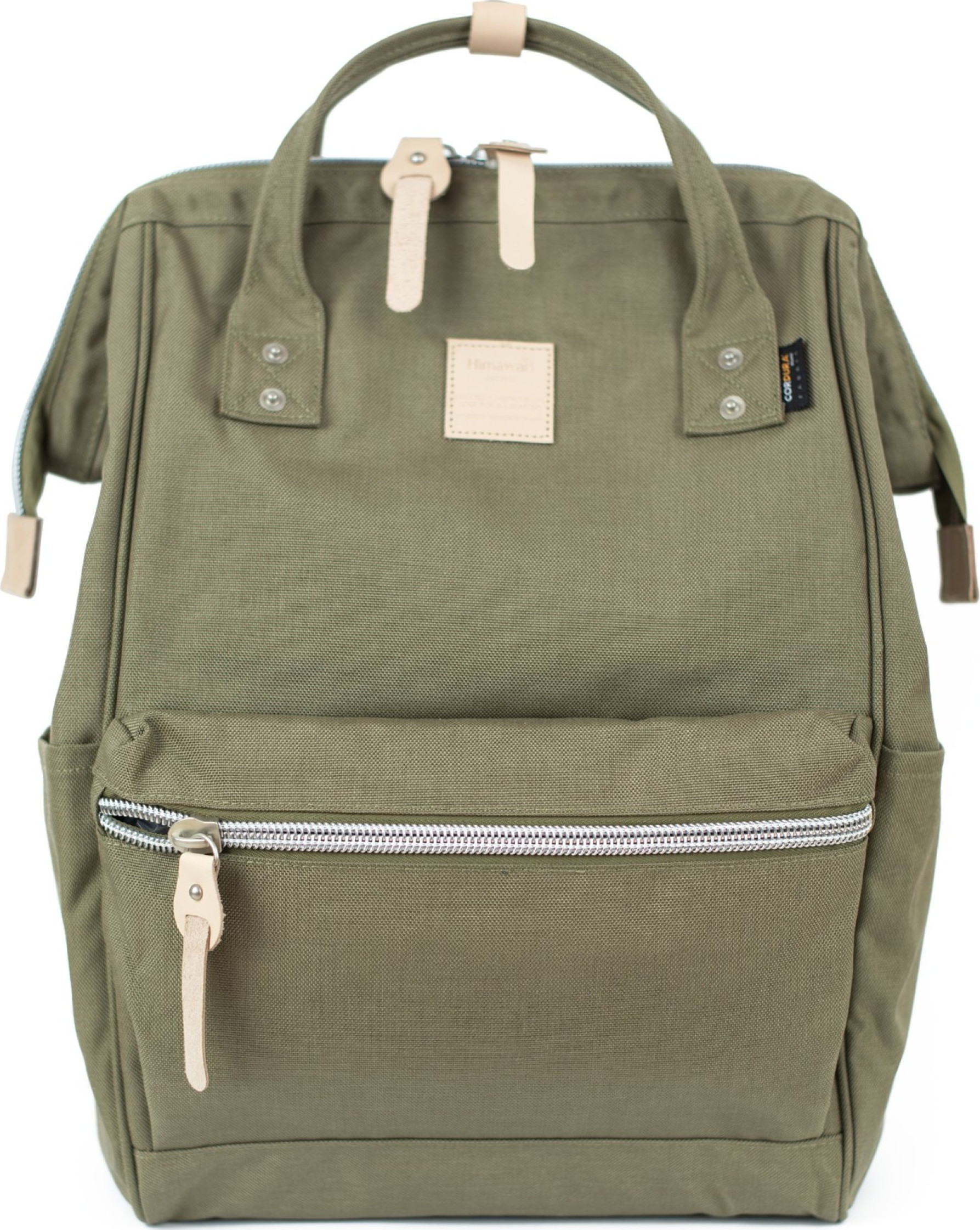 Batoh na notebook Himawari Urban – velký protikrádežový lehký rám Khaki