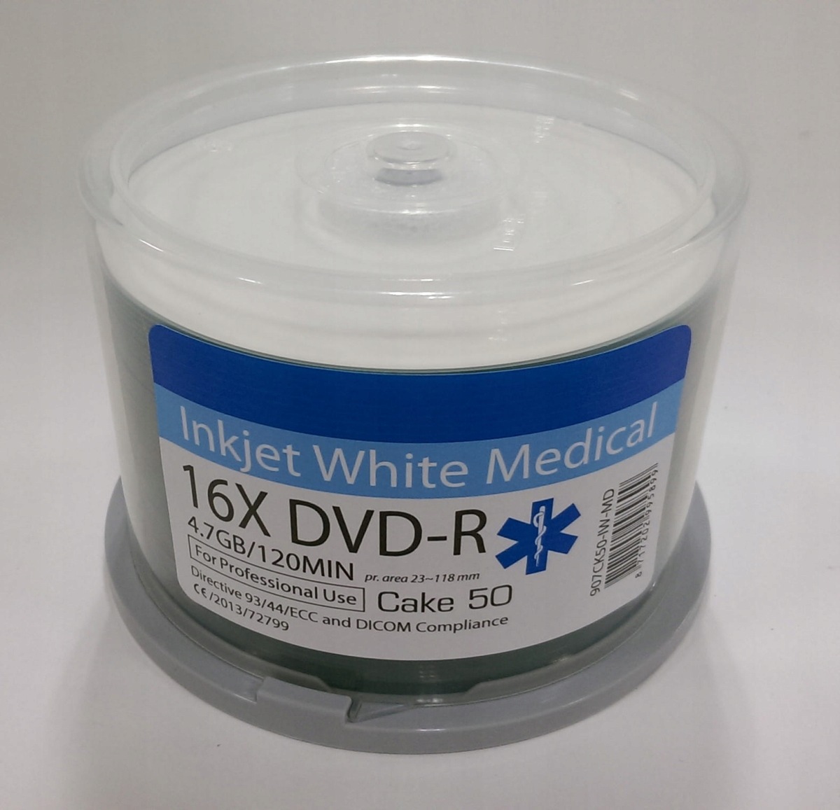 Traxdata Dvd-r 4,7 Gb 16X dedukované pro lékařské použití (50 ks)