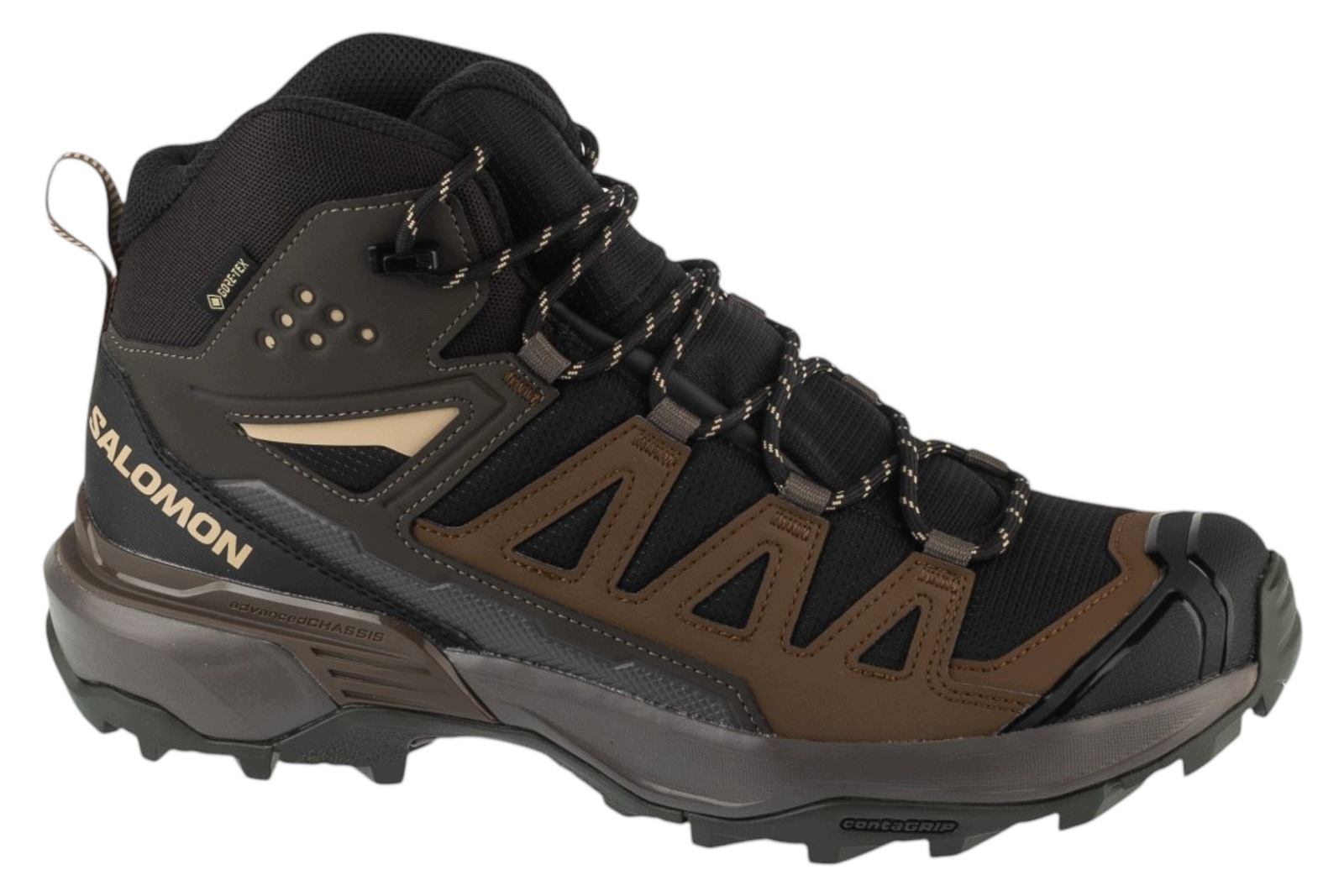 Salomon X Ultra 360 MID Gtx (40 2/3) Buty Trekkingowe Męskie Tkanina Czarny