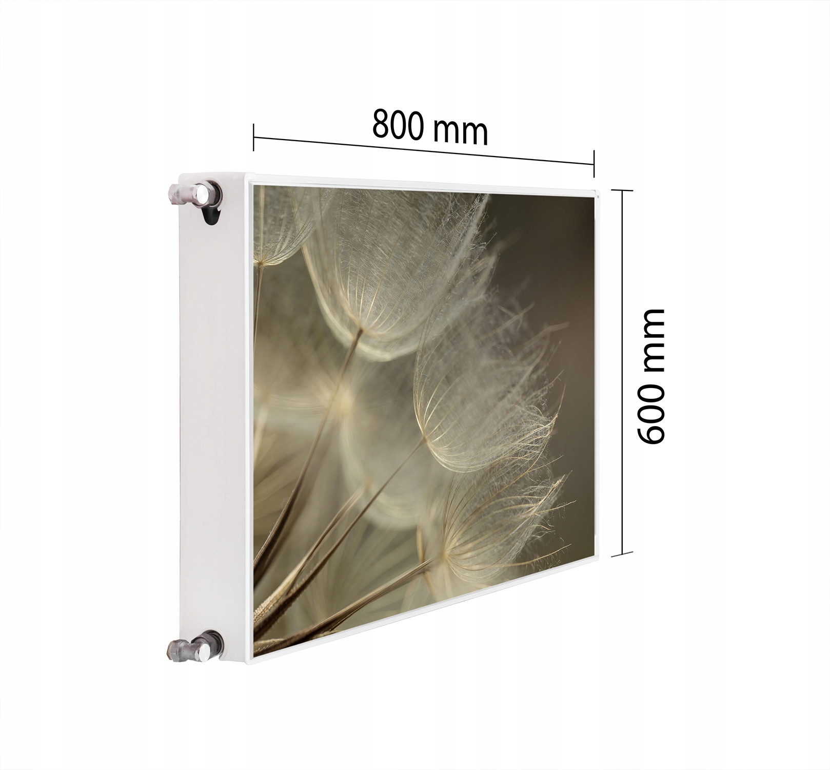 Magnetická Krytka Na Radiátor 80x60 Pampeliška Podložka Magnet