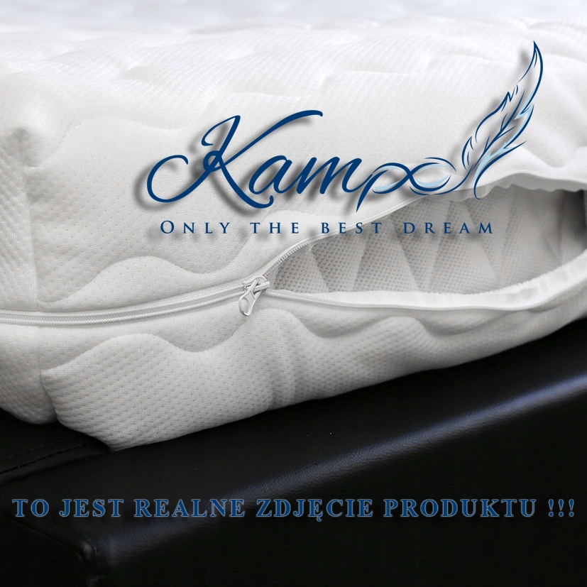 PIKOWANY ! Pokrowiec na materac 160x200 NA WYMIAR Marka Kam-Pol