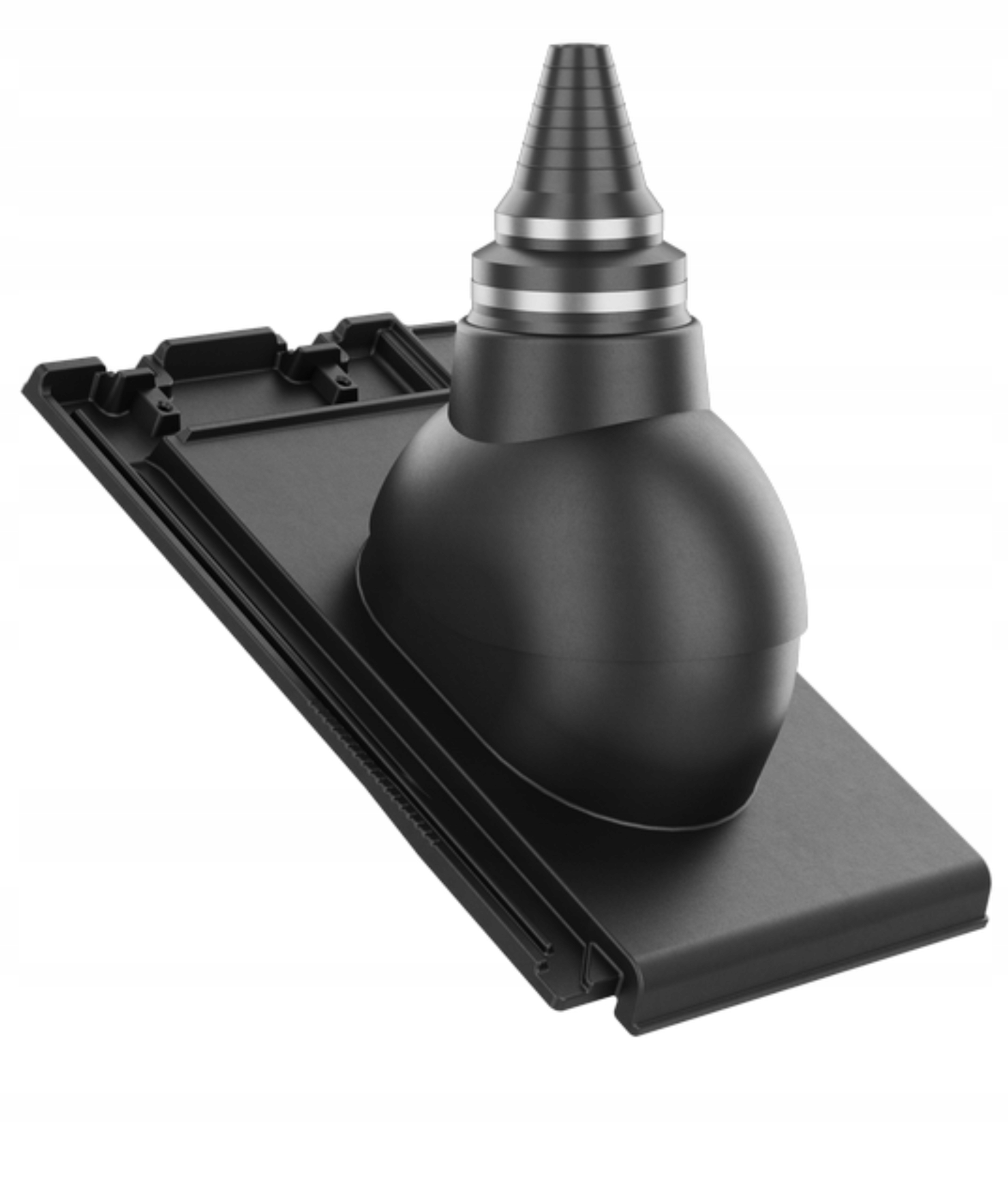 Anténní přechodový střešní přechod Creaton Simpla Antracit/černý