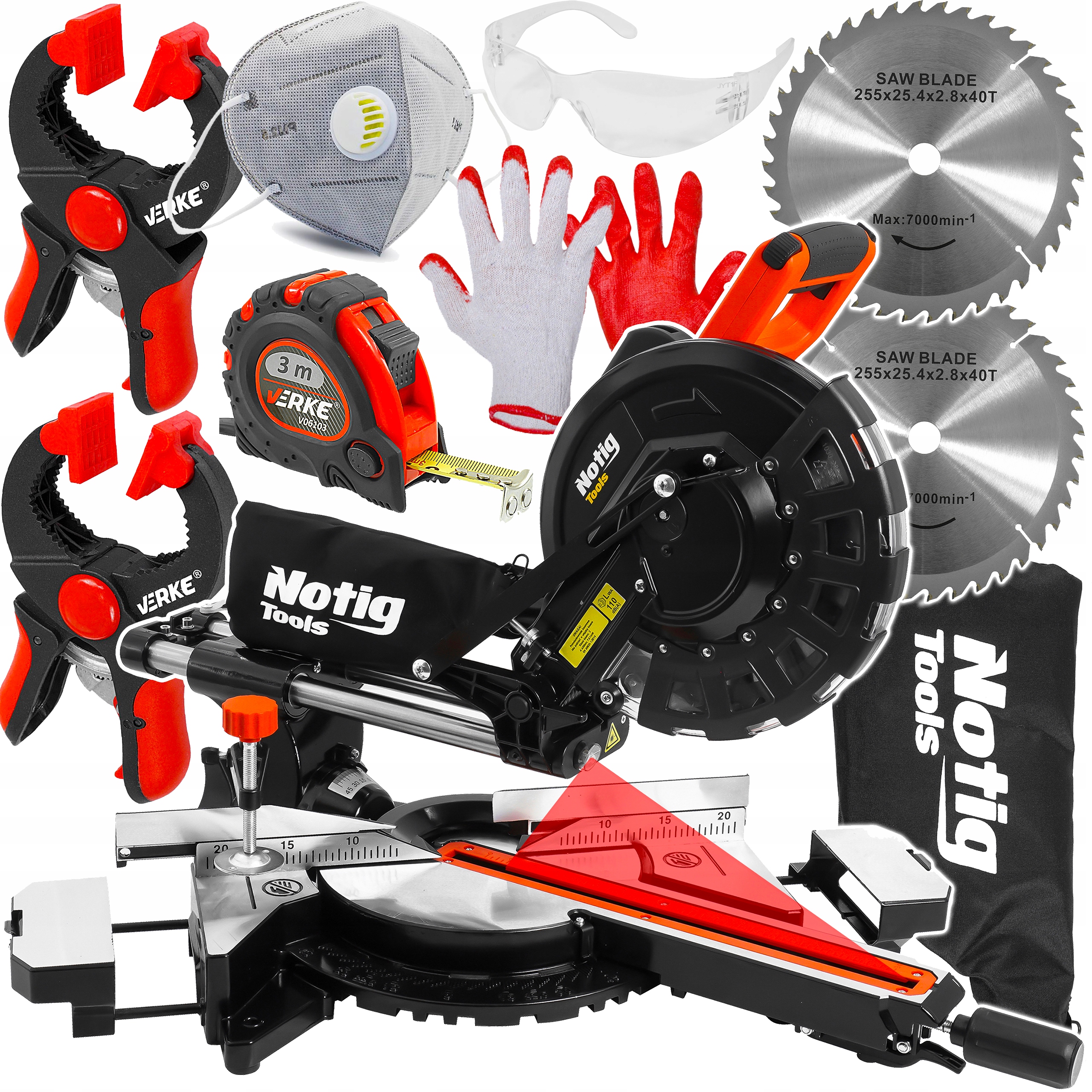 Piła Ukośnica Stołowa 255mm Z Posuwem Laser Przecinarka Ukosowa Z Laserem