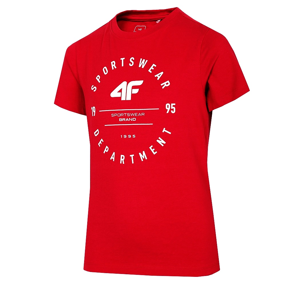 

4F T-shirt Chłopięcy Junior Bawełniana JTSM003 134