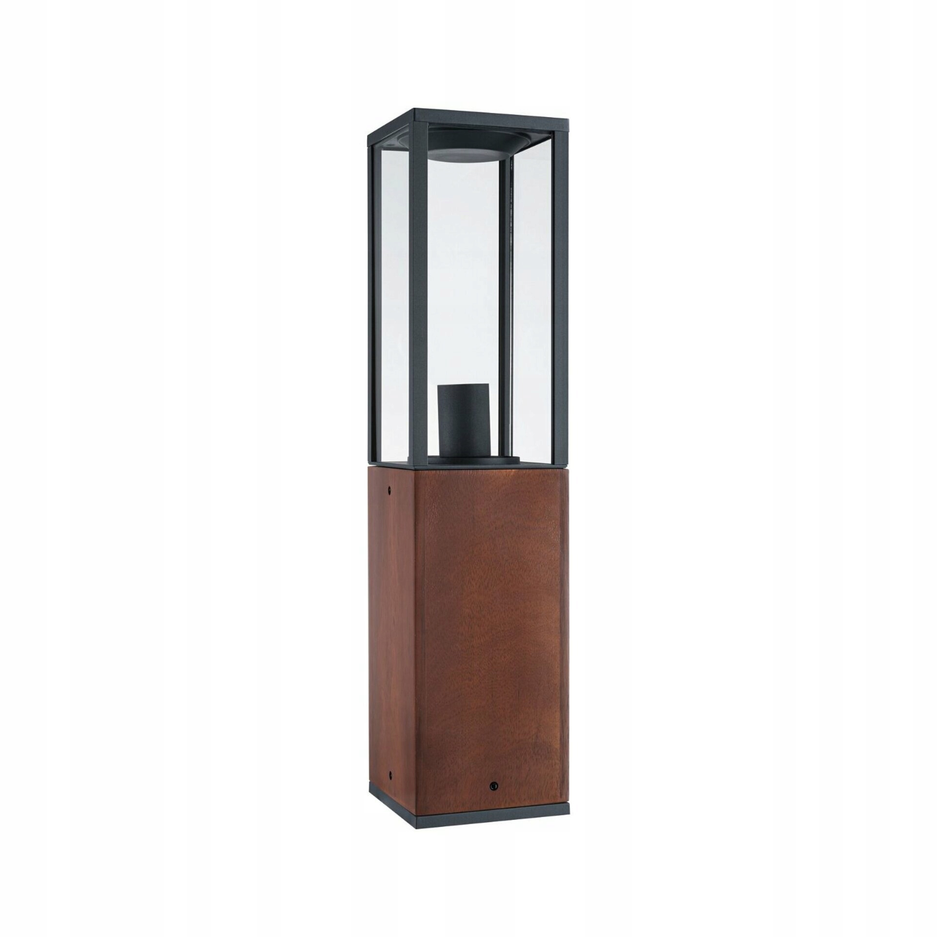 Paulmann Timba vonkajšie svetlo IP44 60cm, hranaté, drevo, E27, max. 60W