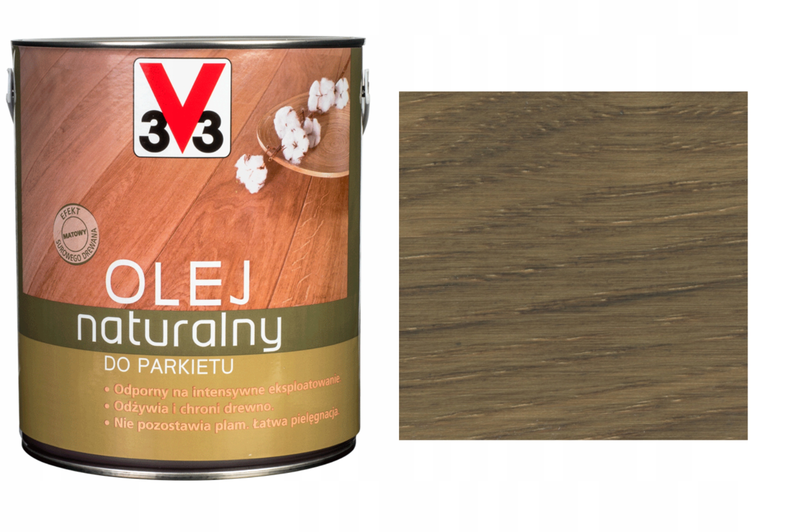 

V33 Olej Naturalny Do Parkietu Bezbarwny Mat 1L