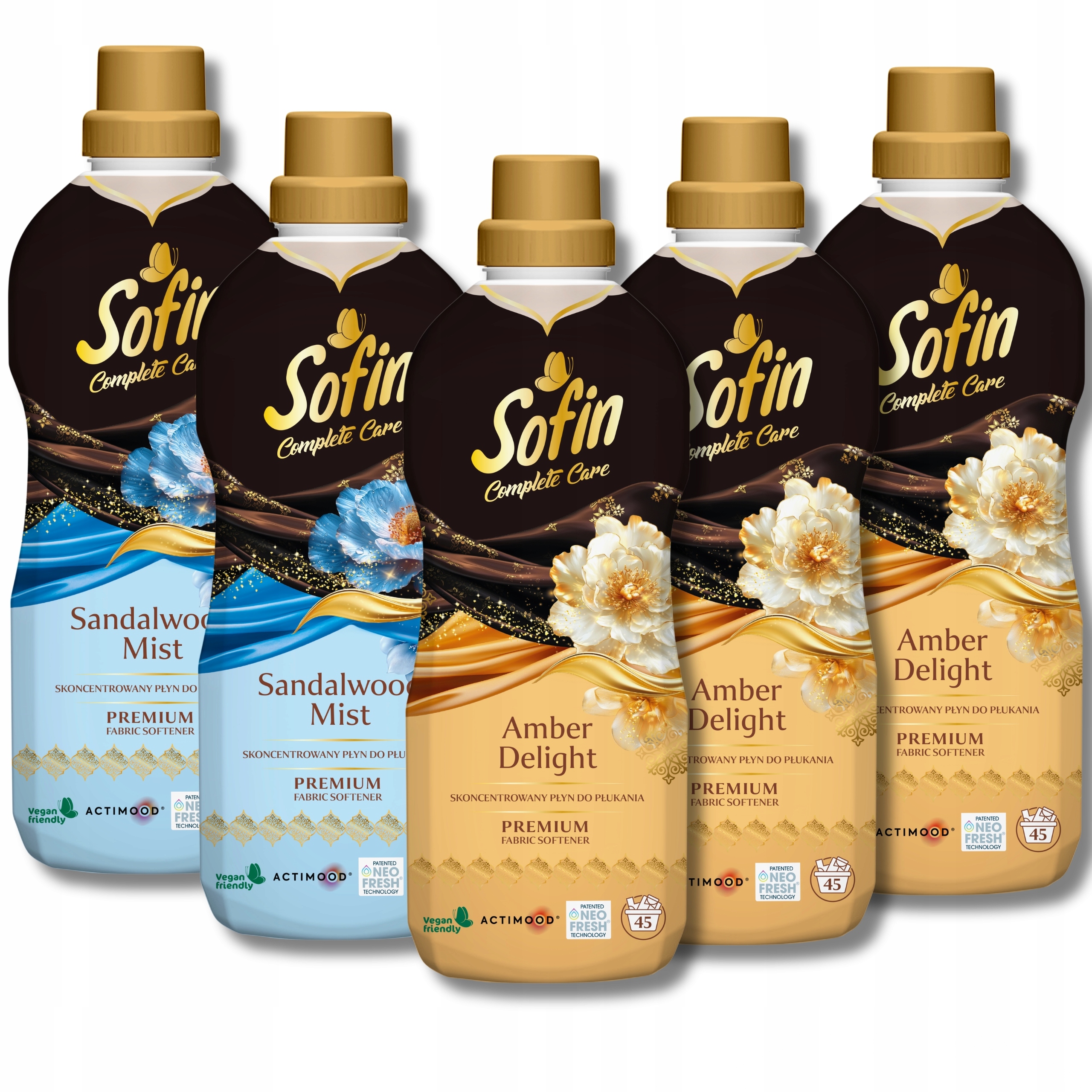 Sofin Parfémovaný tekutá aviváž inspirovaný Orientem 810 ml x 5 ks