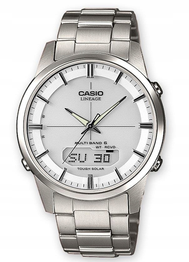 Titanové Elegantní Hodinky Casio LCW-M170TD-7AER Solar, Safírové Sklo