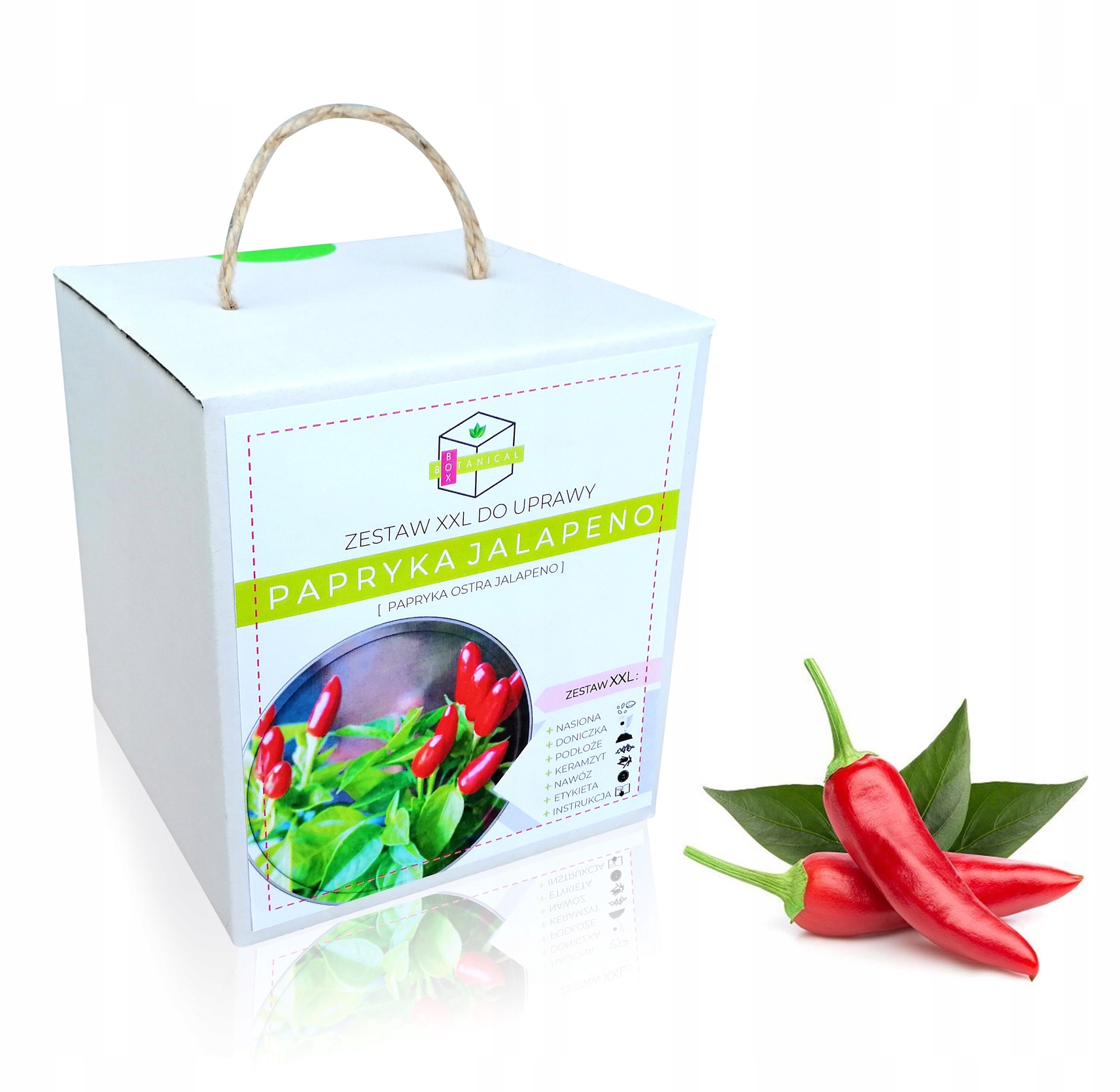 

Papryka Jalapeno - Zestaw Do Uprawy XXL Na Prezent