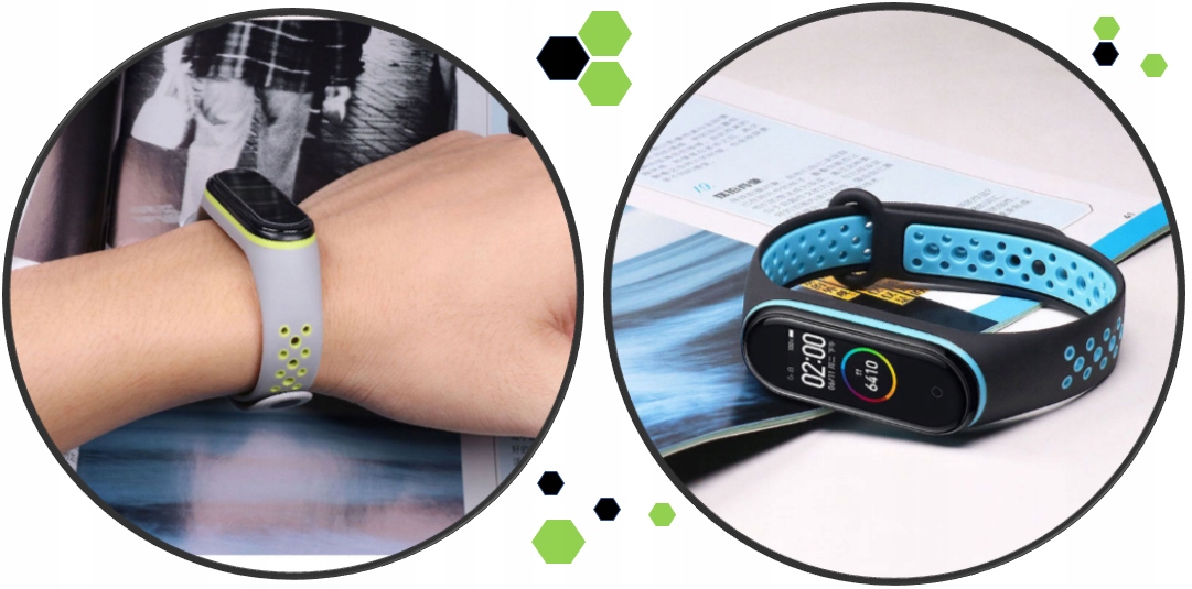 PASEK OPASKA do XIAOMI MI BAND 3/4 21 MEGA KOLORÓW Producent E-inventory