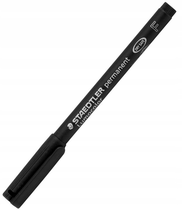 

Foliopis Lumocolor F wodoodporny czarny Staedtler