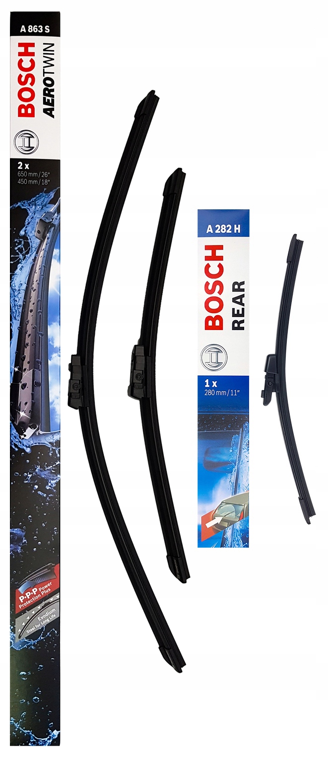 VW GOLF 7 VII 2012- СКЛООЧИСНИКИ BOSCH AeroTwin