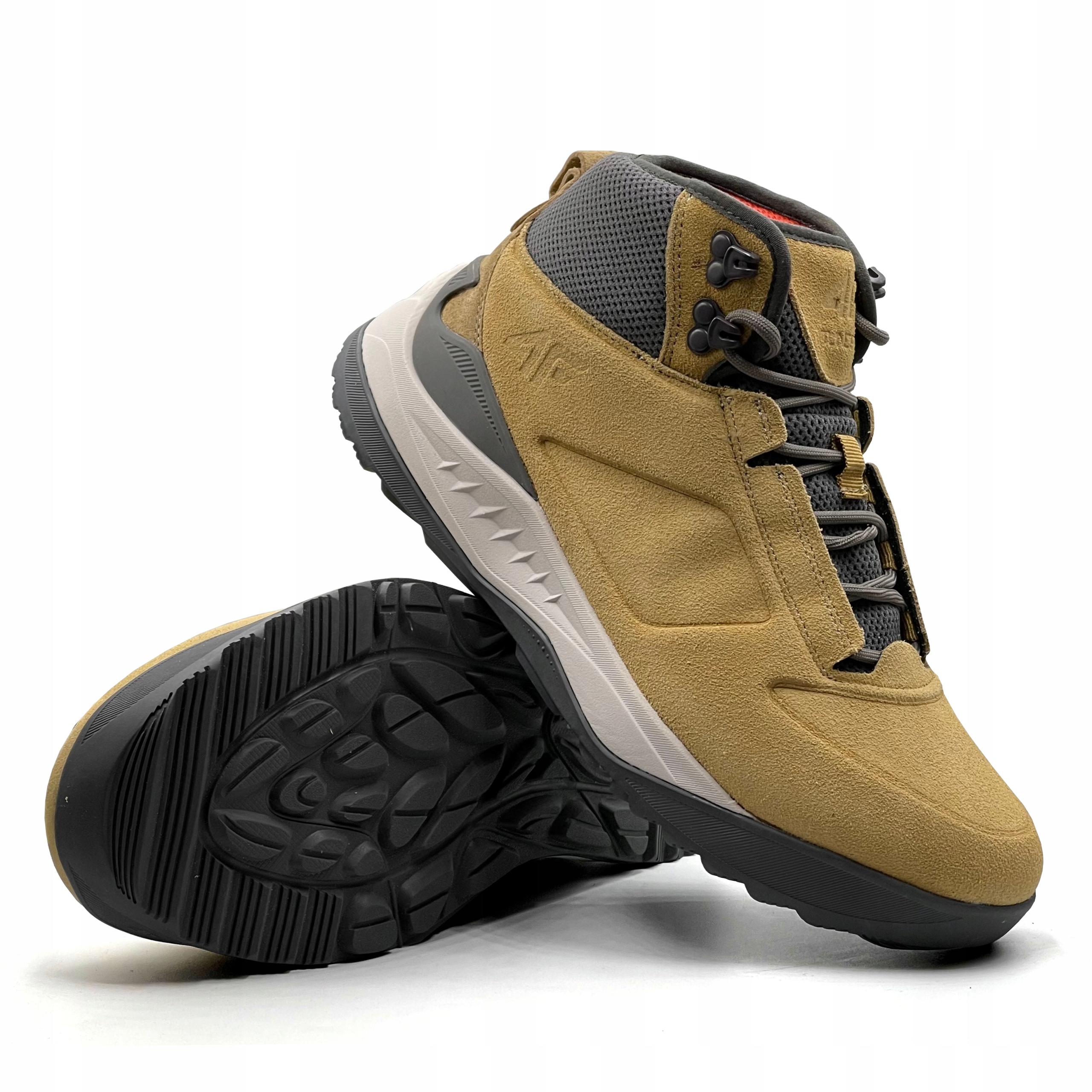 4F Pánské Zimní Trekové Boty Kožené Tundra