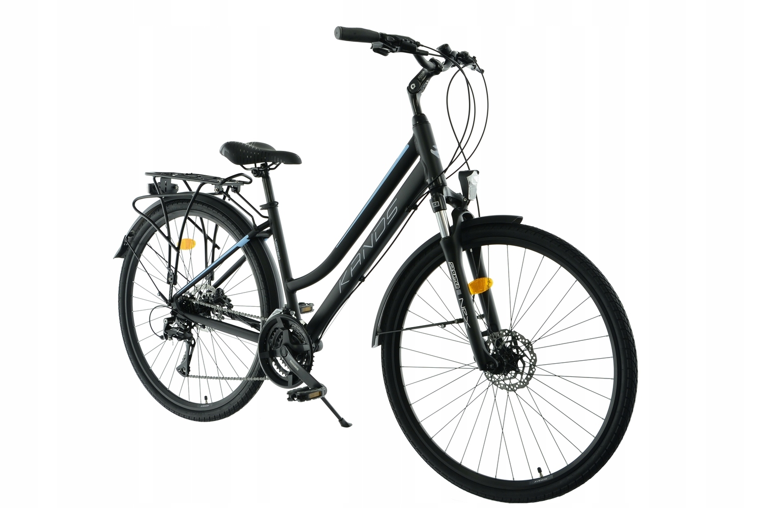 Rower Trekkingowy Kands 28 Verso V1 r19' czar-błęki SHIMANO HYDRAULIKA r25D