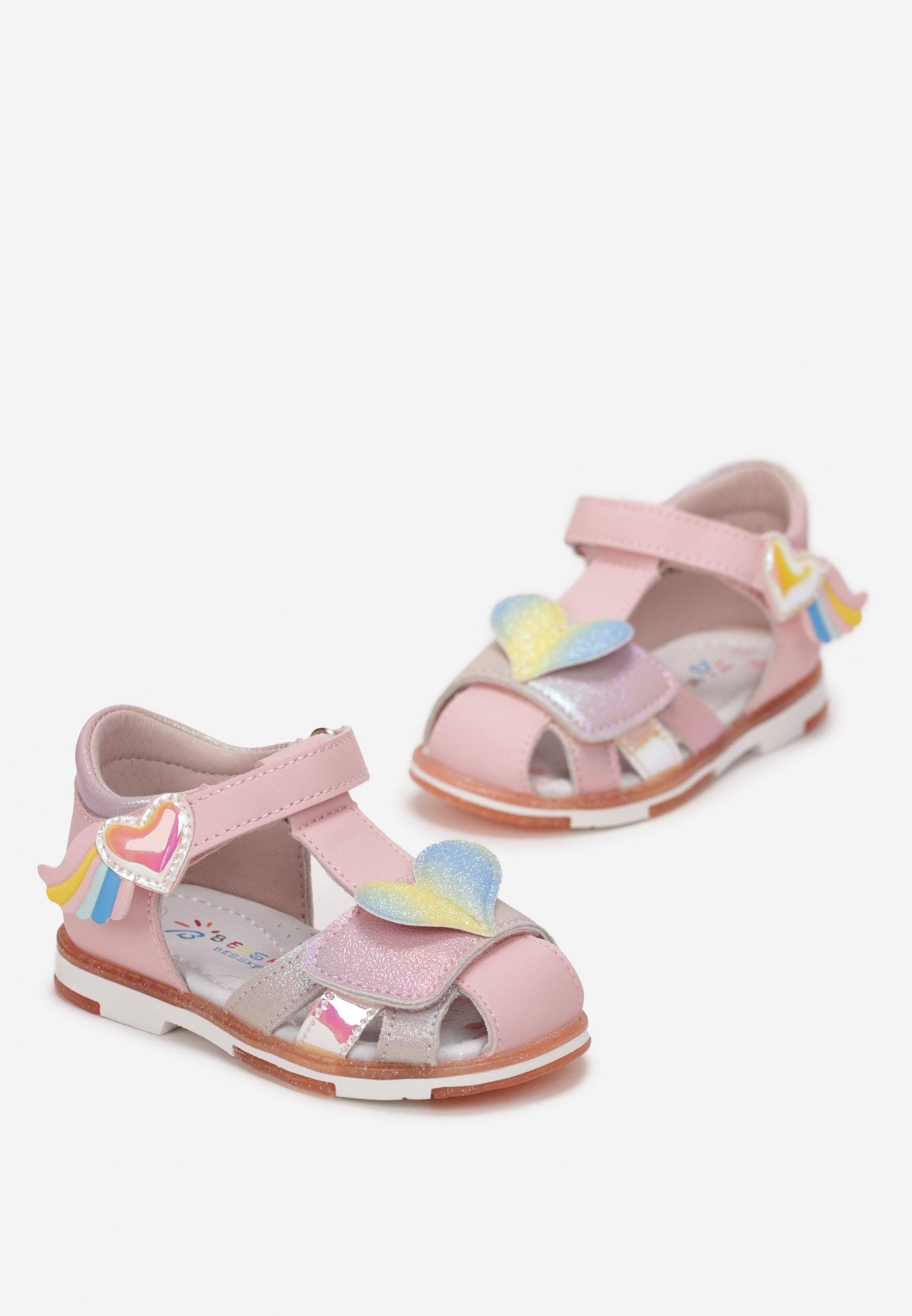 

Born2Be Różowe Sandały 25 Ekoskóra Casual