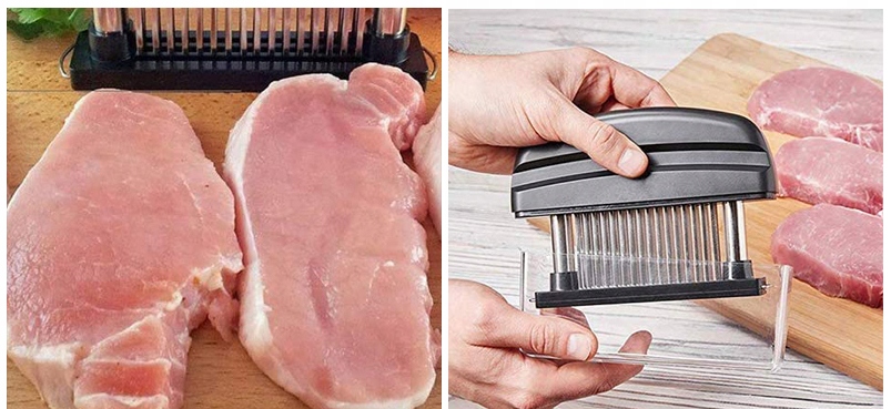 DUŻY NAKŁUWACZ ZMIĘKCZACZ DO MIĘSA ROZBIJACZ XL Kolor biały