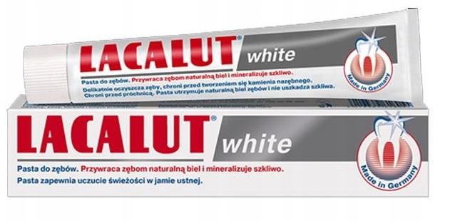 

Lacalut Pasta do Zębów Wybielająca White 75 ml
