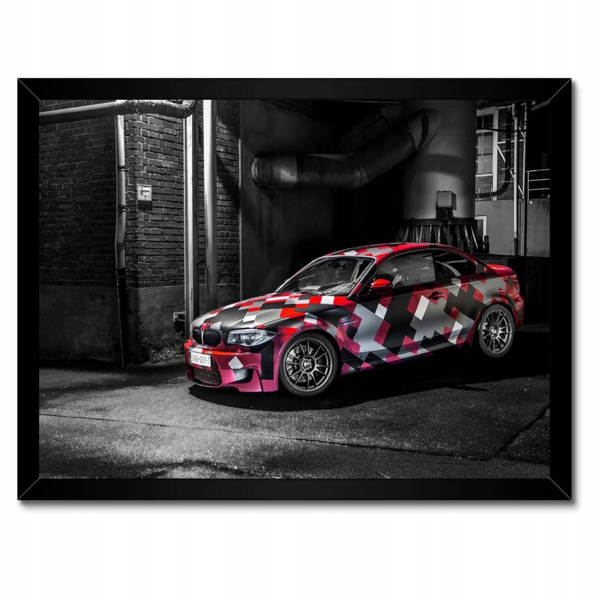 Plakáty v rámu 40x30 Červené Bmw